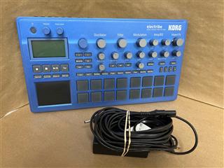 Korg Electribe 2 Music Production Station Synthesizer Sequencer Blue
